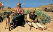 Michael Ancher, Figures in landscape